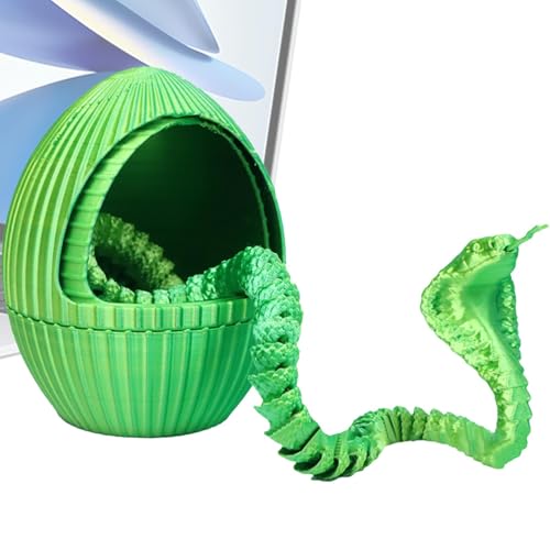 3D Printed Snake Egg, Creative 3D Printed Fidget, Snake Egg Learning Toy, Snake Egg Intelligence Toy, 3D Snake Egg Puzzle Toy, Portable and Ideal for Kids at Home, Office Desk Decor von Byeaon