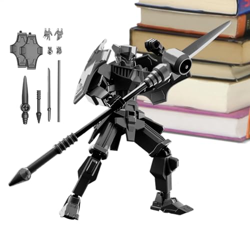 Byeaon Bewegliches Roboterspielzeug | Sammel-Actionfigur | Mechanisches Robotermodell | Schreibtisch-Dekoration Spielzeug | Multi Jointed Roboter | Actionfigur Dekoration | Spielzeug Roboter Modell von Byeaon