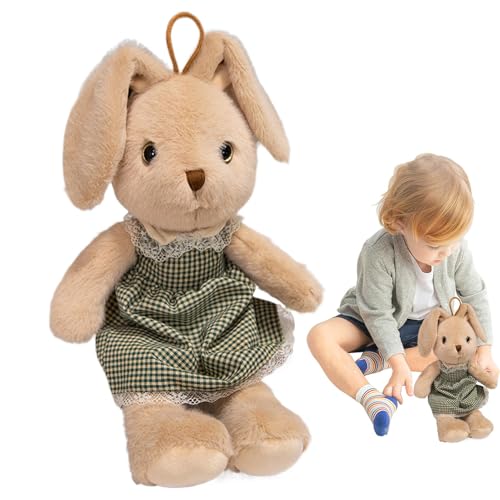 Byeaon Bunny Stuffed Animal, Weiches Plüschhäschen Aus Hochwertigem Material, Handgefertigt, Kinder Und Erwachsene, Perfekt Für Kuschelzeiten Und Dekoration von Byeaon