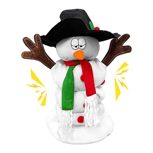 Byeaon Dancing Snowman Plush | Interactive Musical Doll | Christmas Stuffed Toy | Plush Holiday Stuffed Animal | Musical Holiday Decorations | Christmas Character Toys for Christmas Decoration von Byeaon