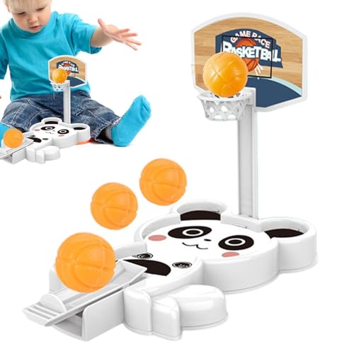 Byeaon Desktop-Basketballspiel, Finger-Hoop-Spiel, Cartoon Tischbasketballspiele Desktop, Fun Sports Neuheit Tischspielzeug, Schreibtischspiele Basketballkorb Desktop für Kinder und Erwachsene von Byeaon