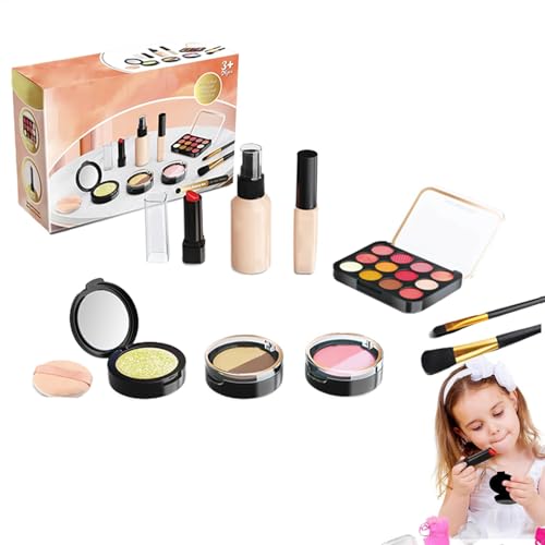 Byeaon Kleinkind-Make-up-Set, Spielzeug-Make-up-Set für Kleinkinder, Stellen Sie Sich vor, Sie Spielen Make-up-Spielzeug, Kleinkind-Fake-Play-Kosmetikset, Make-up-Set, Spielzeug für Zuhause, Schule, von Byeaon