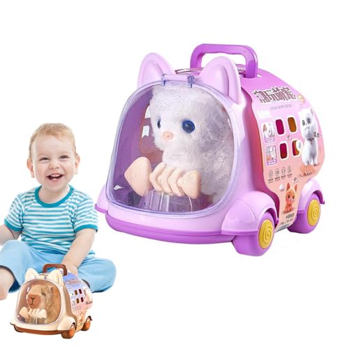 Byeaon Plush Pet Simulation | Electric Animal Toy | Walking Dog Rabbit | Pretend Play Pet | Robot Pet Simulation | Electric Plush Pets | Animal Toy Comb Electric Walking Toy for Living Room von Byeaon