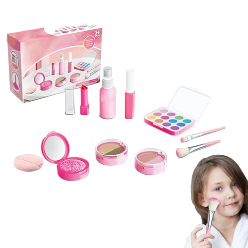 Byeaon Rollenspiel-Kosmetikset, Spielzeug, Schminkset für Kleinkinder | Fake-Play-Make-up-Spielzeug für kleine Mädchen - Leichte Make-up-Spielzeugsets für Kleinkinder, Mädchen, und Familien von Byeaon