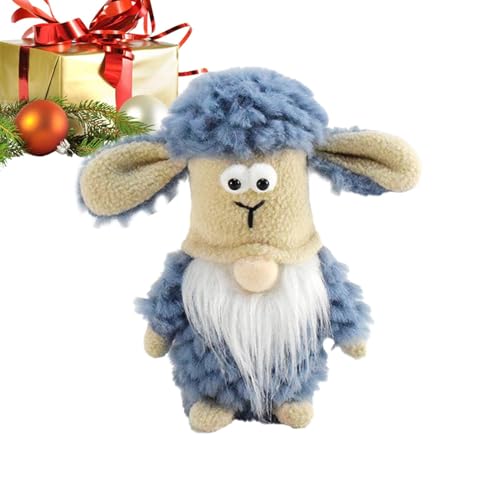 Byeaon Sheep GNOME Plush | Lamb Christmas GNOME | Cute GNOME Decor | Plush Holiday GNOME | Stuffed Animal | Festive Gnomes Ornament Windowsill Decoration for Windowsill, Shelf, Cabinet von Byeaon