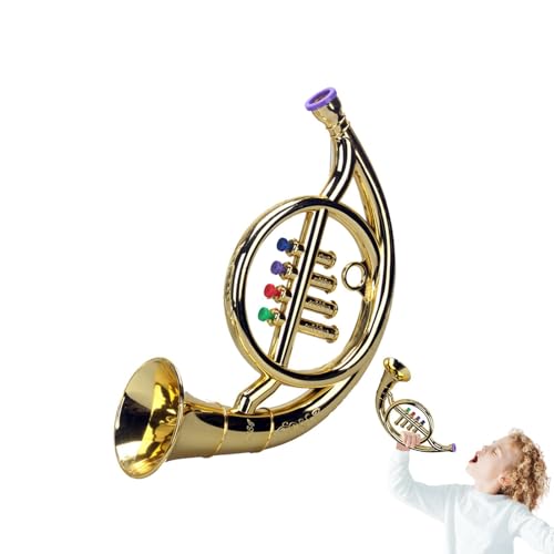 Byeaon Spielzeughorninstrument, Spielzeugsaxophon für Kinder | Kinder-Saxophon-Spielzeug,Instrumentensimulation, Musikinstrumentenmodelle, Musikinstrumente, multifunktionales frühes Lernspielzeug für von Byeaon