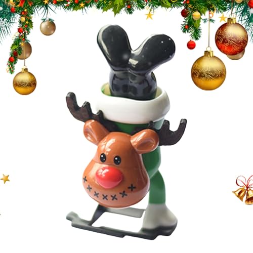 Byeaon Wind Up Toys | Christmas Wind Toys | Toy | Wind Toys | Reindeer Wind Toy | Bear Winds Decoration | Christmas Toy Set Holiday Toys for Christmas Goody Bag Filler von Byeaon