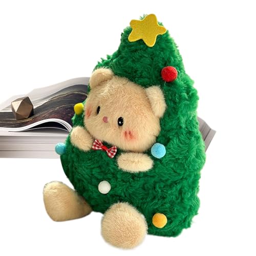 Christmas Bear Plush | Holiday Bear Plushies | Bear Christmas Plush | Cartoon Bear Plush | Butter Bears Doll | Holiday Stuffed Toys Plush Ornament for Home Decoration, Stocking Stuffers von Byeaon