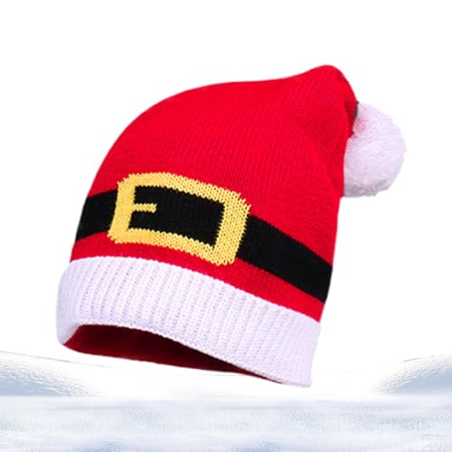 Christmas Knitted Hat | Winter Santa Beanie | Holiday Crochet Hats | Women’s Christmas Hats | Christmas Headwear Warm | Cute Winter Headwear for Women Men, Cute Hat Costume von Byeaon