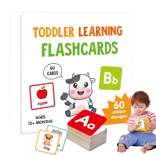 Flash Cards, Learning Educational Flash Cards, Early Learning Flash Cards, Preschool Learning Cards, Fun Learning Flash Cards, Portable and Ideal for Kids Advance Learning von Byeaon