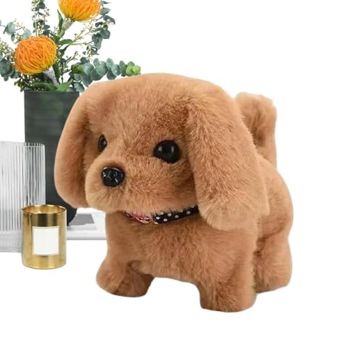 Interactive Pet Toy | Plush Pet Puppy | Robot Dog Toys | Toddler Animal Toy | Kids Walking Dog | Barking Plush Toy | Walking Robot Dogs Tail Wagging Toy for Girls and Boys Over 3 Year Old von Byeaon