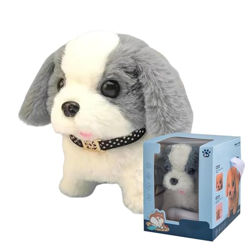 Interactive Pet Toy | Plush Pet Puppy | Robot Dog Toys | Toddler Animal Toy | Kids Walking Dog | Barking Plush Toy | Walking Robot Dogs Tail Wagging Toy for Girls and Boys Over 3 Year Old von Byeaon