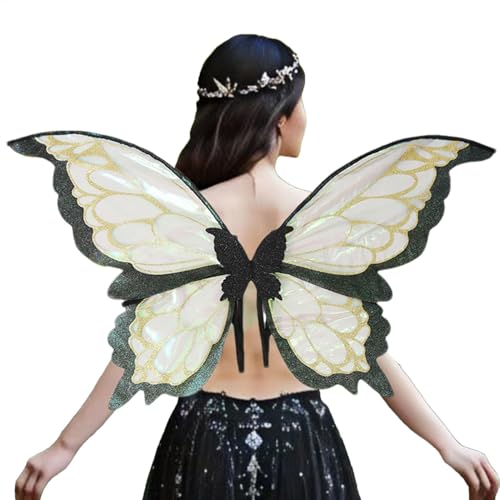 Kids Fairy Kostüm, Feenflügel für Frauen, Cosplay -Accessoires, Leichte und reisefreundliche, komfortable und verstellbare, 82 x 43 cm, für Kostümfeiern und Cosplay von Byeaon