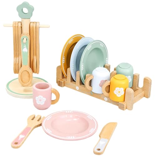 Kitchen Toy for Girls | Wooden Kitchen Playset | Kids Play Kitchen | Realistic Kitchen Toy | Play Kitchens Kit | Wooden Playset Toy | Birthday Toy for Birthday Christmas New Year Easter von Byeaon