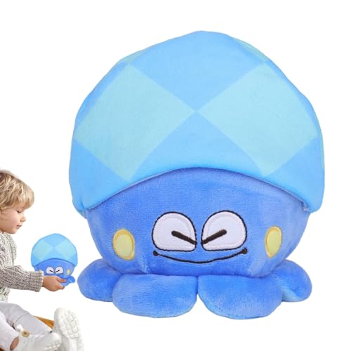 Oktopus-Stofftier, Plüsch-Oktopus-Spielzeug, Oktopus-Kuscheltier, bezauberndes Kissenspielzeug, Kuscheltier, Wurfkissen, weiche Puppe, bequemes Spielzeug für Kinder und Erwachsene, Heimdekoration von Byeaon