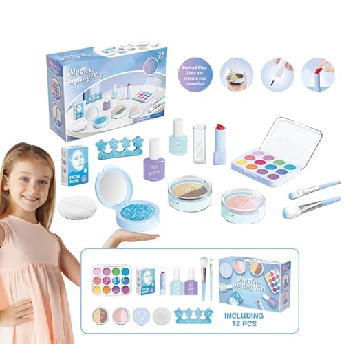 Pretend Play Makeup Kit, Kids Pretend Makeup Kit, Safe Play Makeup Kit, Washable Pretend Makeup Kit, Makeup Kit Pretend, Creative Pretend Beauty Makeup Set Toys, Cosmetic Set von Byeaon