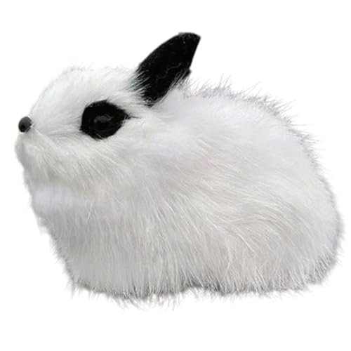 Realistischer Plüschhasen, Gefüllter Tierhasen 14x9x11cm | Entzückende Weihnachtsdekoration Plüsch Kaninchen | Weicher Schlafender Begleiter Für Wohnzimmer, Bett, Kinderzimmer, Schlafzimmer, Co Realistischer Plüschhasen, Gefüllter Tierhasen 14x9x11cm | Entzückende Weihnachtsdekoration Plüsch Kaninchen | Weicher Schlafender Begleiter Für Wohnzimmer, Bett, Kinderzimmer, Schlafzimmer, Co von Byeaon