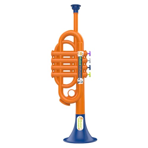 Trompeteninstrument Für Kinder, Trompetenspielzeug Für Kleinkinder, Musikinstrumente Für Kleinkinder, Pädagogisches Musikspielzeug, Ungiftiges Material, 32 X 10,2 X 9,9 cm, Zum Musiklernen von Byeaon