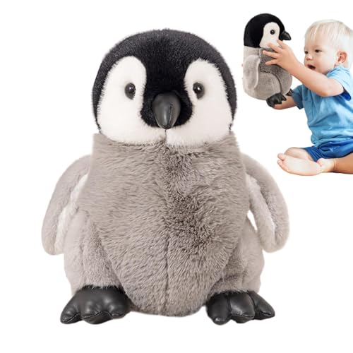 Weiches Pinguin-Kissen, gefülltes Pinguin-Tier, schlafender Pinguin, Plüschtiere, Umarmung, Pinguin-Kissen, Haustier-Schlafkissen, Sofa-Plüsch für Sofa, Wohnzimmer, Tischplatte von Byeaon