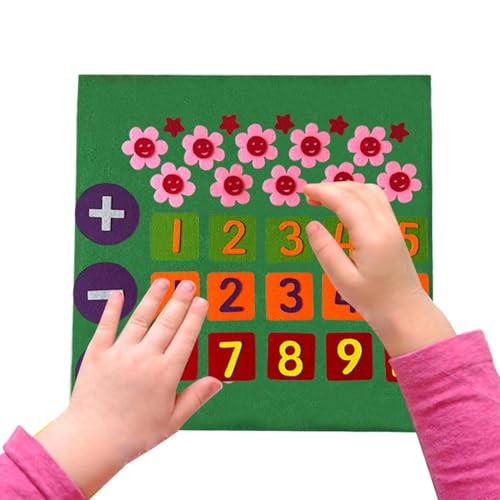 Zählen Sie Zahlenspielzeug, Numerations -Lernspielzeug, Mathematikzählspiel, Oder Klassenzimmergebrauch, Hilft, Frühe Zahlenfähigkeiten Zu Entwickeln, 30 X 30 cm, Für Kinder Im Alter Von 3 Bis 6 von Byeaon