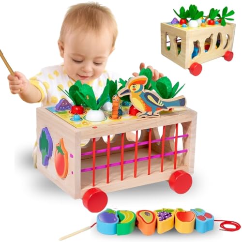 9 in 1 - Montessori Spielzeug Ab 1 Jahr | Montessori Spielzeug Baby | Montessori Spielzeug ab 1-3 Jahre | Motorik und Sinnesspielzeug 1-3 Jahre Kinder ab 1 Jahr von Byese