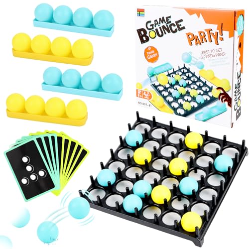 Byffoer Bounce Off Party Game,Bouncing Ball Tischspiel Bounce Off Party Game Jumping Ball,Bounce Off Game Für Hüpfbälle Erwachsene Brettspiele Kinder Interaktive Geburtstagsfeier Spiele von Byffoer