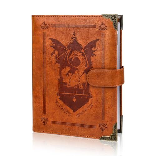 Zauberspruch-Kartenhalter für DnD/RPG, Taschen-Zauberbuch und Referenzkartenhalter, Foliant of Recollection TTRPG, Gaming-Zubehör für DnD-Anfänger und -Master, mit 60 Spielerkarten im Pokerformat von Byhoo