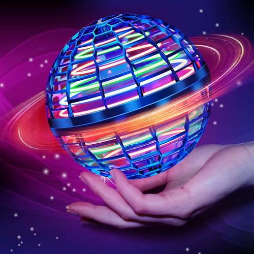 Fliegender Ball, Hand Controlled Hover Ball, Flying Ball mit Led-Beleuchtung, Spielzeug Fliegende Orbit Geschenke für Kinder ab 6, 8, 10, 12 Jahren von Byuert