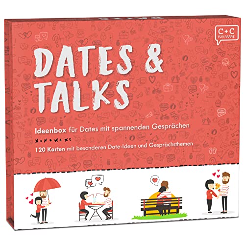 Date Ideen & Fragen für Paare - Paarzeit Karten als Jahrestag Geschenk für Sie & Jahrestag Geschenk für Ihn - Hochzeitstag Geschenke für Männer & Frauen - Geschenk Hochzeit - Geschenke für Paare von C + C FÜR PAARE