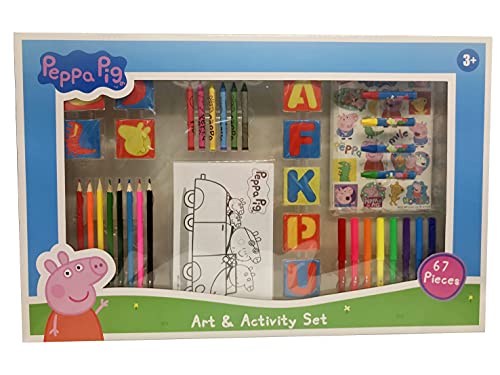 C Y P GS-67-PG Peppa Pig MEGA AKTIVITÄTENBOX Set 67 Teile, Bunt von CYPBRANDS