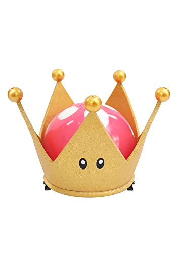 C-ZOFEK Bowsette Krone Gold Kunststoff Halloween Cosplay für Damen (Gold) von C-ZOFEK