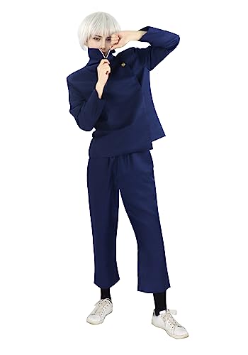 C-ZOFEK Herren US Größe Inumaki Toge Cosplay Kostüm Hochkragen Jacke Hose Uniform (XS) von C-ZOFEK