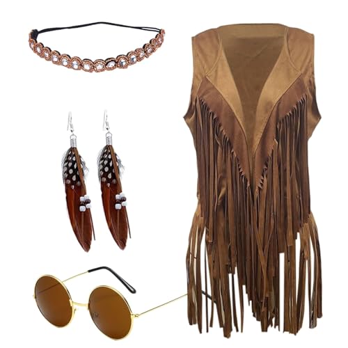 70Er Jahre Bekleidung Damen, 70er Jahre Outfit Damen Accessoires Karneval Kostüm Disco Outfit Party Outfit Faschingskostüme 80er Jahre Hippie Kleidung Hippie Kostüm Mottoparty 70er Jahre Outfit von C'est TT