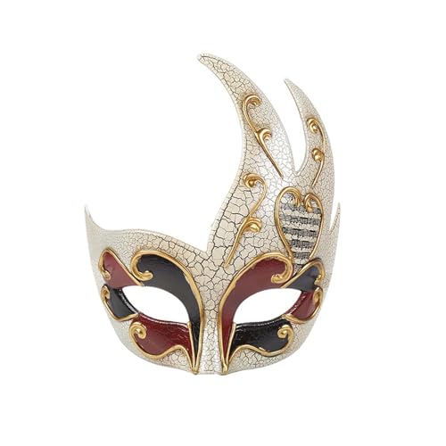 C'est TT Masquerade Mask, Venezianische Maske Venedig Schwarz Masquerade Mask Fasching Karneval Venezianische Maske Halloween Erwachsene Maskenball Tanz Ball Party Verkleidung Maske von C'est TT