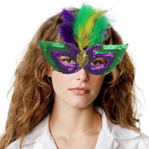 C'est TT Masquerade Mask, Venezianische Maske Venedig Verkleidung Maskenball Tanz Ball Party Karneval Maske Halloween Schwarz Venezianische Maske Erwachsene Fasching Masquerade Mask von C'est TT