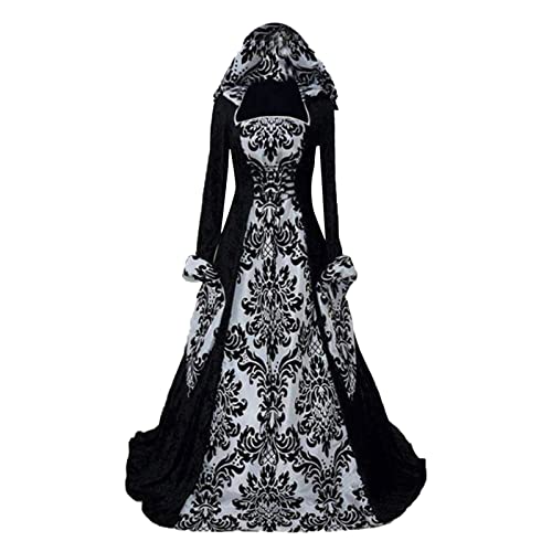 Mittelalter Kleid Kurz Kostüm Kleidung Freizeit Kostüm Magic Cocktail Abendkleid Mittelalter Kleid Baumwollkleid Outfits Set Gothic Corsagenkleid Vintage Retro Kleid von C'est TT