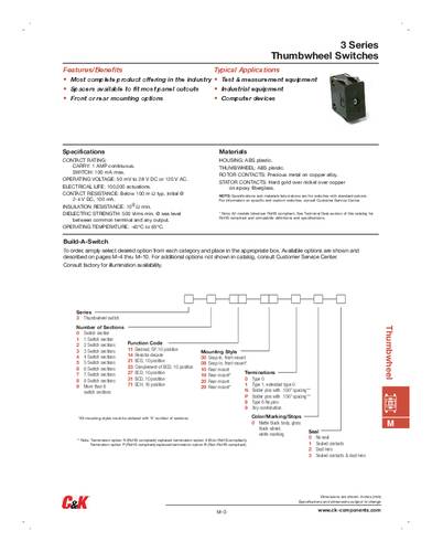 C & K Switches 301119100 Codierschalter 0-9 1St. von C & K Switches