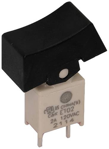 C & K Switches ET02J1CQE2 Wippschalter 120 V/AC, 28 V/DC 2.00A 1 x Ein/Aus Tray von C & K Switches