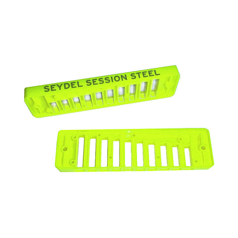 C.A. Seydel Söhne Comb Plastic Blues Session Steel - Luminous Yellow von C.A. Seydel Söhne