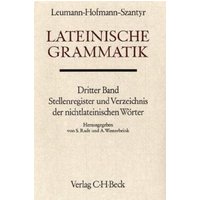 Lateinische Grammatik. Tl.3 von C.H.Beck