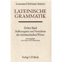 Lateinische Grammatik. Tl.3 von C.H.Beck