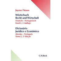 Wörterbuch Recht und Wirtschaft Band II: Deutsch - Portugiesisch von C.H.Beck