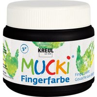 C.KREUL 23112 MUCKI Fingerfarbe Schwarz 150 ml von C.KREUL