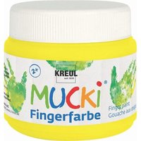 C.KREUL 23126 MUCKI Fingerfarbe Quietsch-Gelb 150 ml von C.KREUL