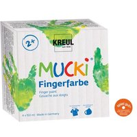 C.KREUL 2314 MUCKI Fingerfarbe 4er Set 150 ml von C.KREUL