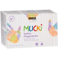 C.KREUL 2321 MUCKI Softie-Fingerfarbe 6er Set 150 ml von C.KREUL