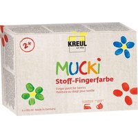 C.KREUL 28420 MUCKI Stoff-Fingerfarbe 6er Set 150 ml C.KREUL 28420 MUCKI Stoff-Fingerfarbe 6er Set 150 ml von C.KREUL