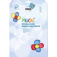 C.KREUL 42796 MUCKI Window Color Stabile Folie 3 Blatt DIN A4 von C.KREUL