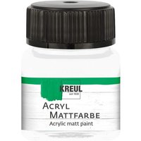 C.KREUL 75201 KREUL Acryl Mattfarbe Weiß 20 ml von C.KREUL