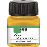 C.KREUL 75221 Acryl Mattfarbe Goldgelb 20 ml von C.KREUL